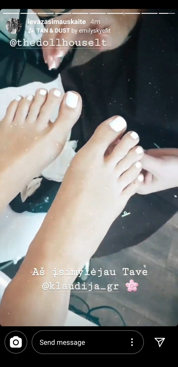 Ieva Zasimauskaite Feet