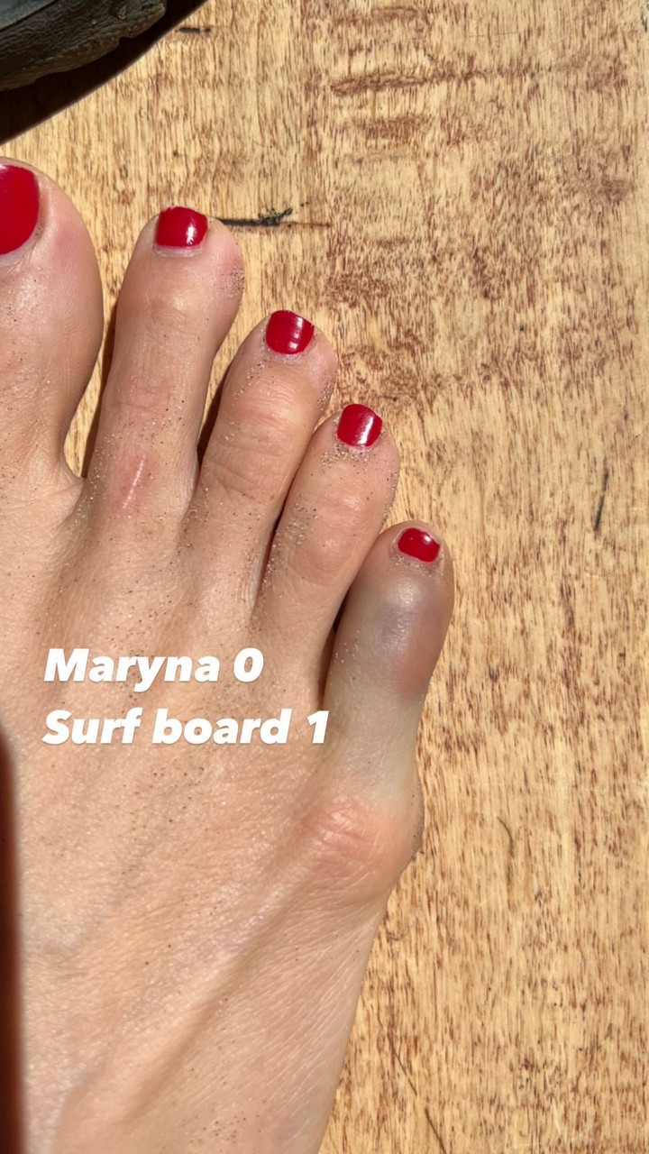 Maryna Linchuk Feet
