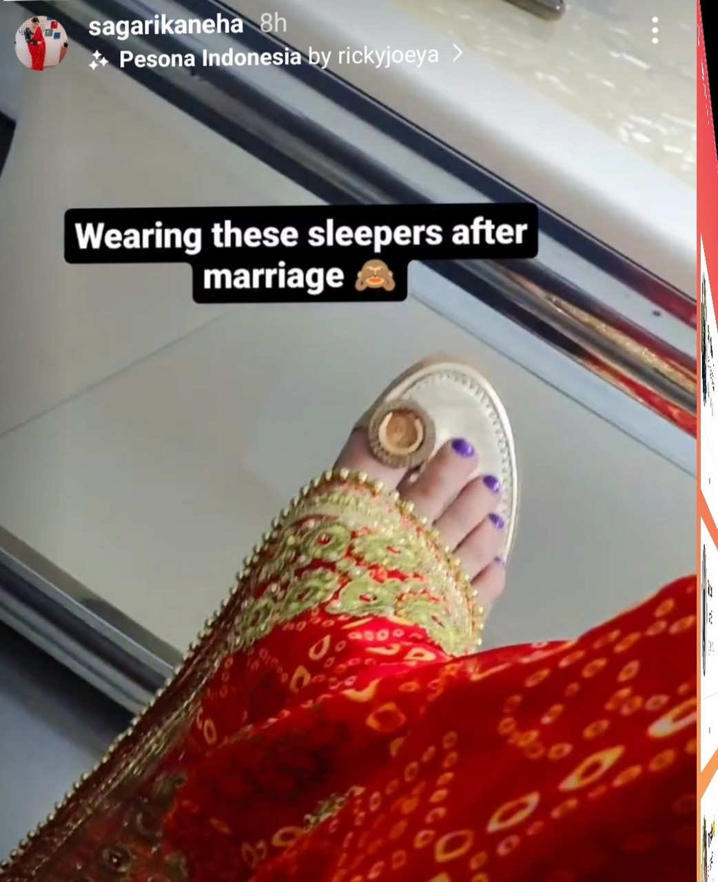 Sagarika Neha Feet