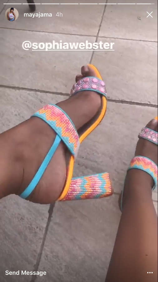 Maya Jama Feet