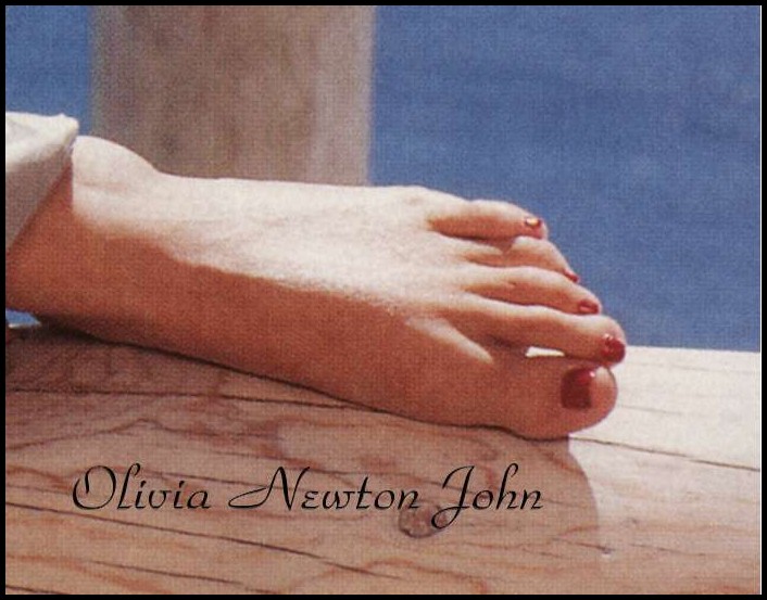Olivia Newton John Feet. 