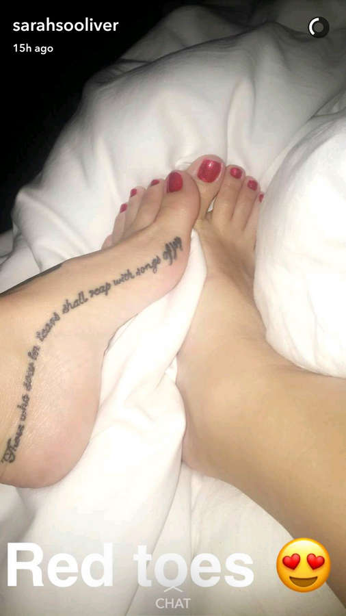 Sarah Oliver Feet