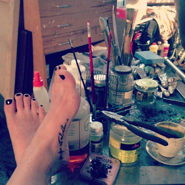 Molly Crabapple Feet