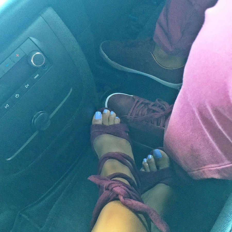 Sanya Richards Feet