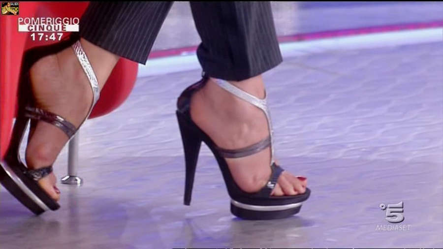 Barbara DUrso Feet