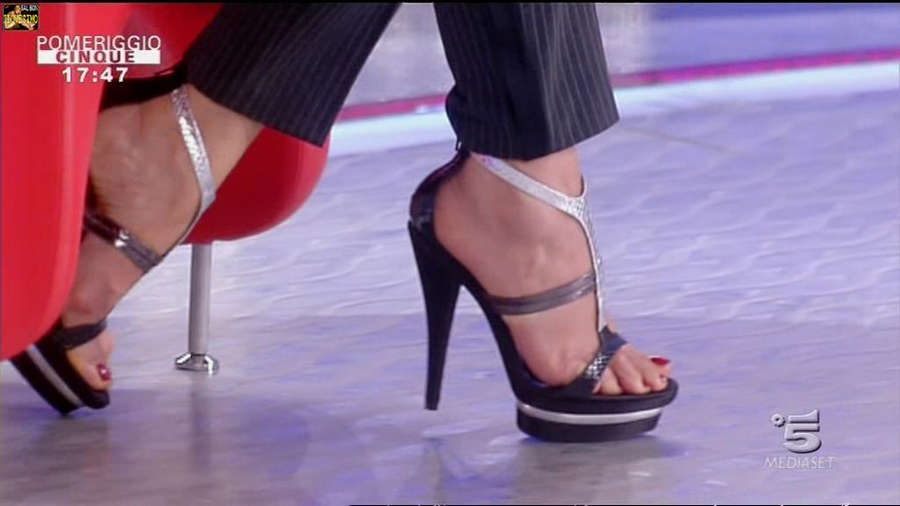 Barbara DUrso Feet