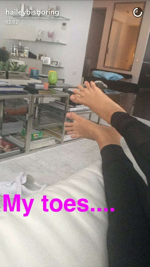Hailey Bieber Feet