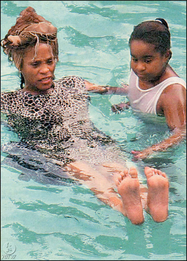Whitney Houston Feet