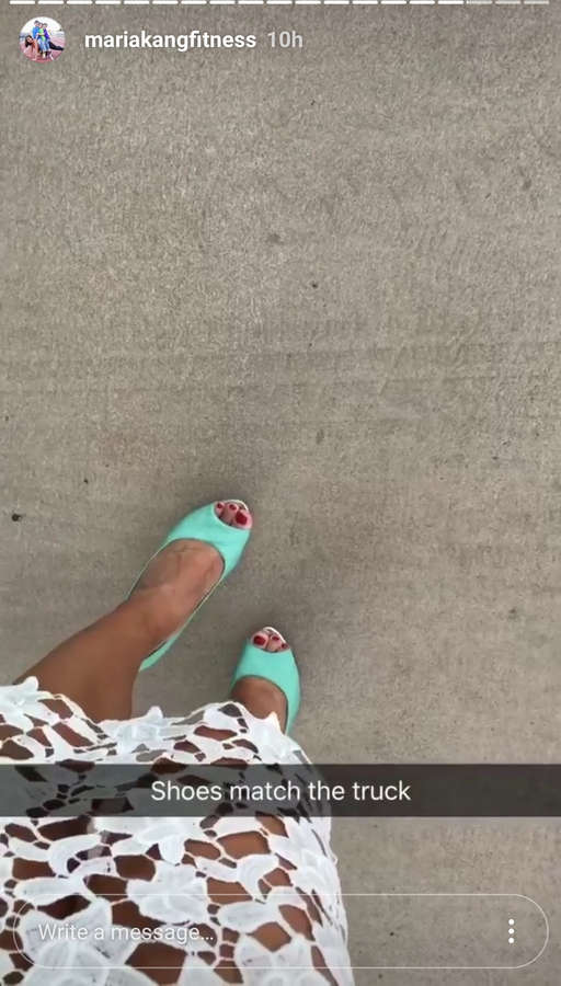 Maria Kang Feet