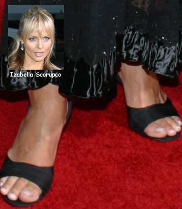 Izabella Scorupco Feet. 