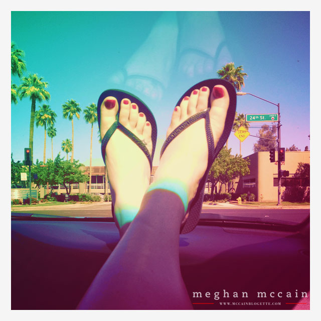 Meghan McCain Feet