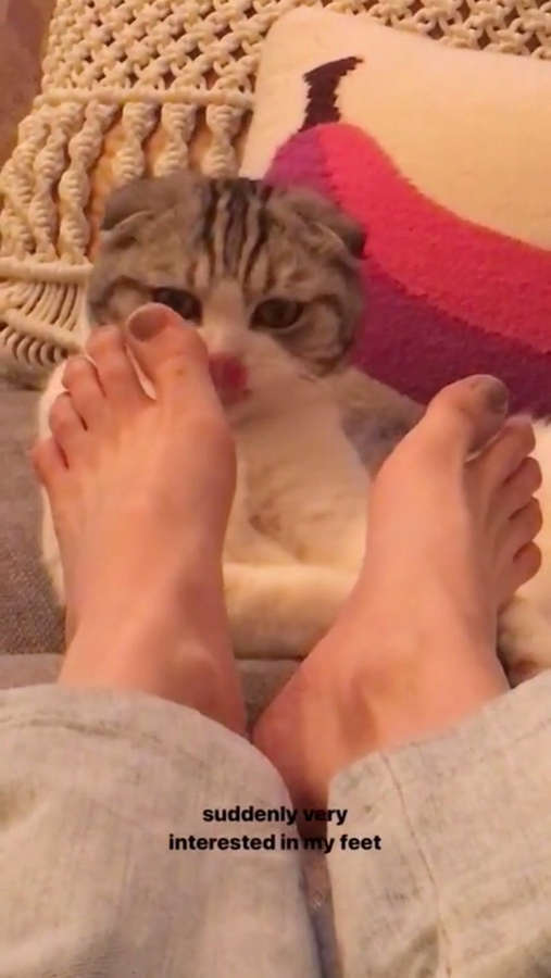 Carlson Young Feet