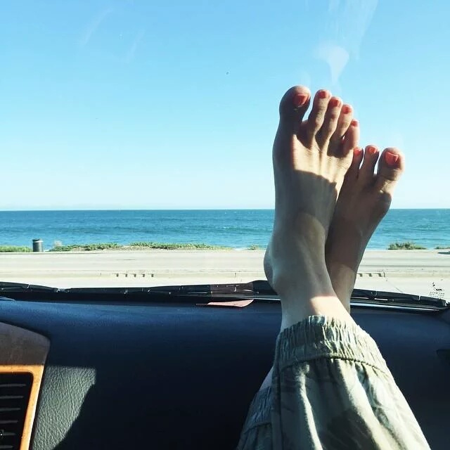 Brooke White Feet
