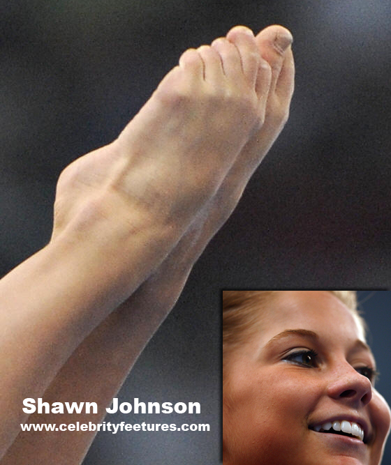 Shawn Johnson Feet