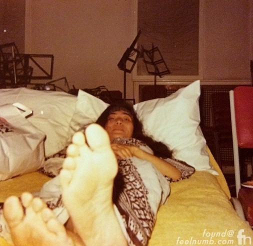 Yoko Ono Feet. 