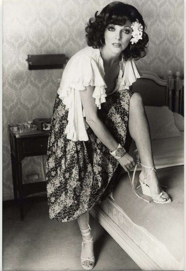Joan Collins Feet