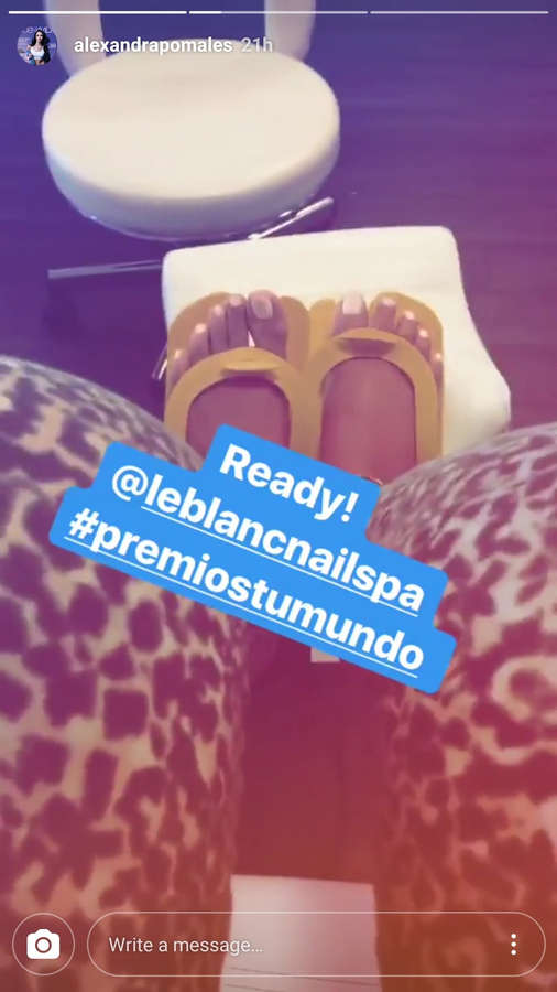 Alexandra Pomales Feet
