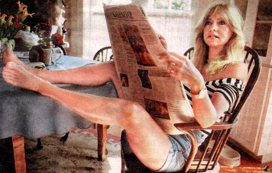 Goldie Hawn Feet. 