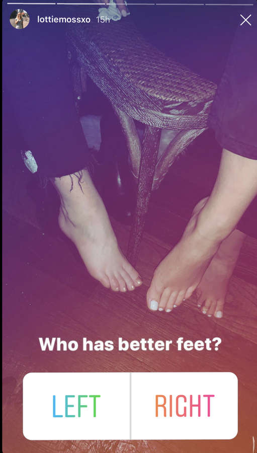 Lottie Moss Feet