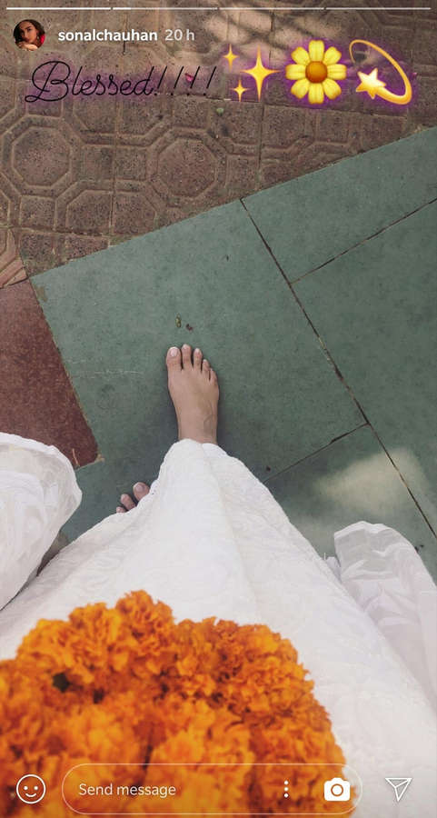 Sonal Chauhan Feet