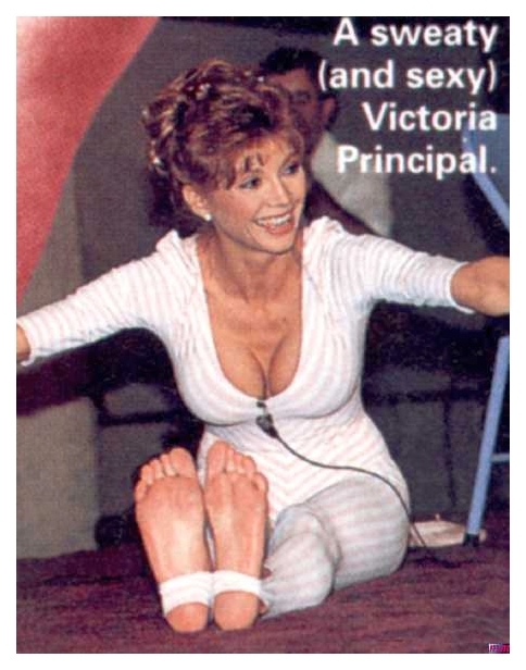 Victoria Principal Feet