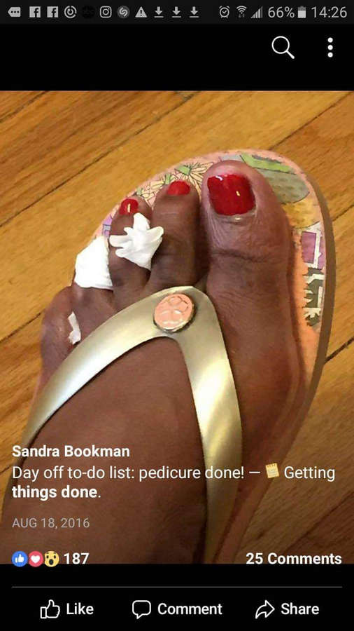 Sandra Bookman Feet
