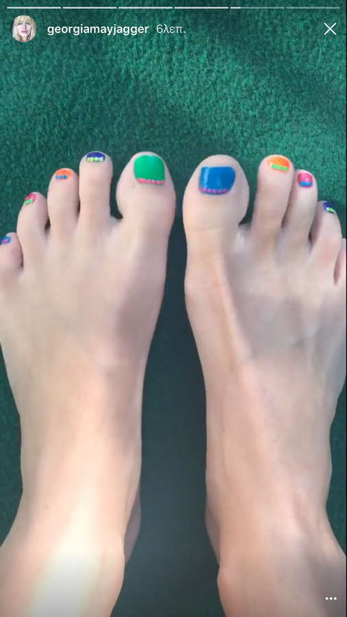 Georgia Jagger Feet