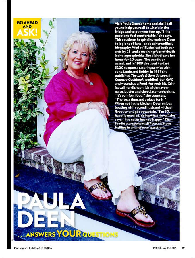 Paula Deen Feet