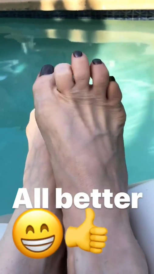 Dina Meyer Feet