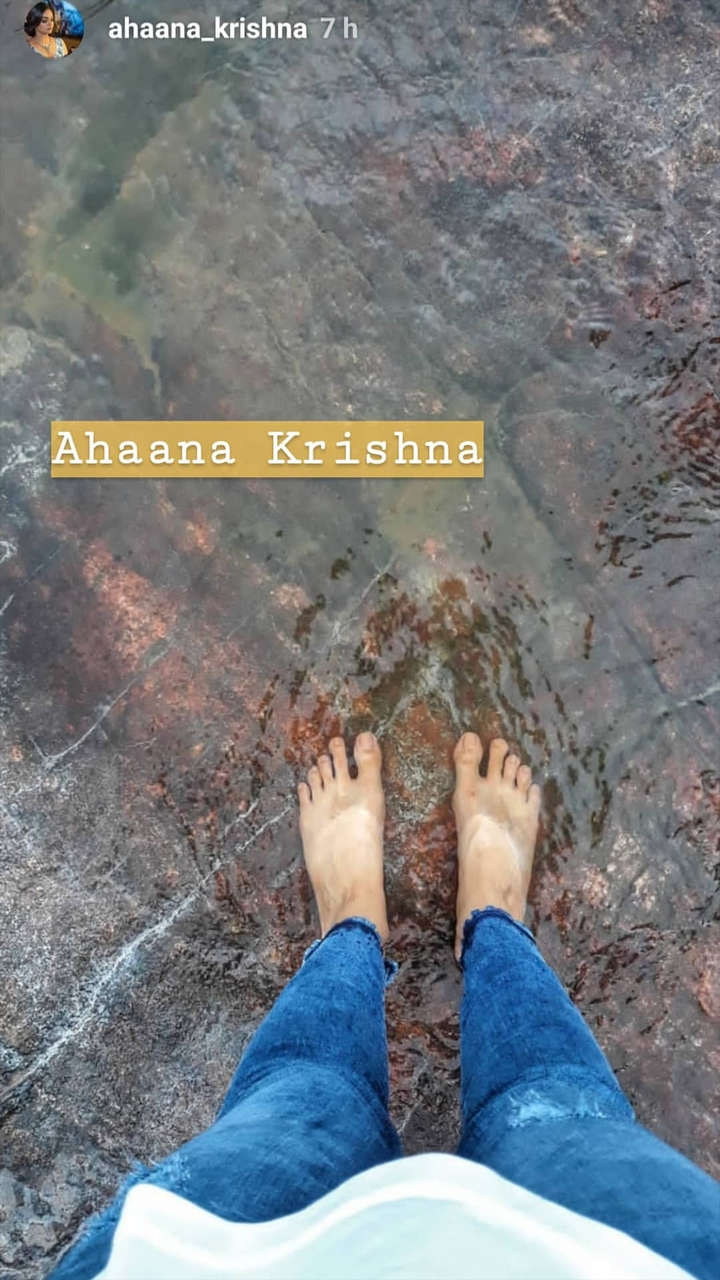 Ahaana Krishna Feet