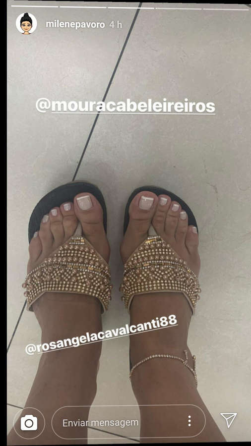 Milene Pavoro Feet