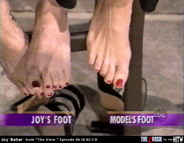 Joy Behar Feet