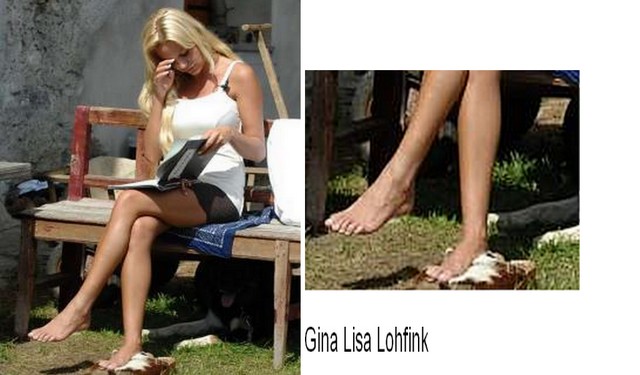 Gina Lisa Lohfink Feet