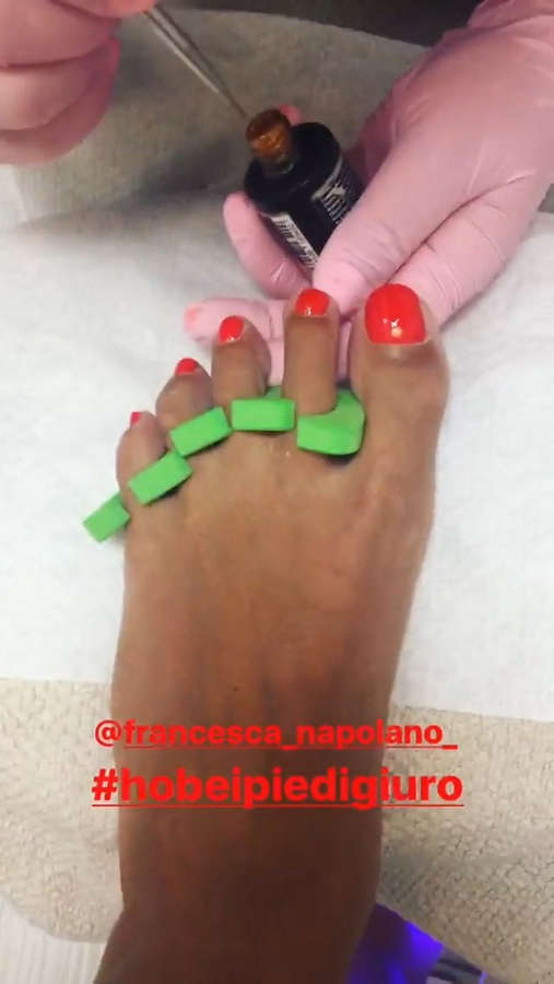 Serena Rossi Feet