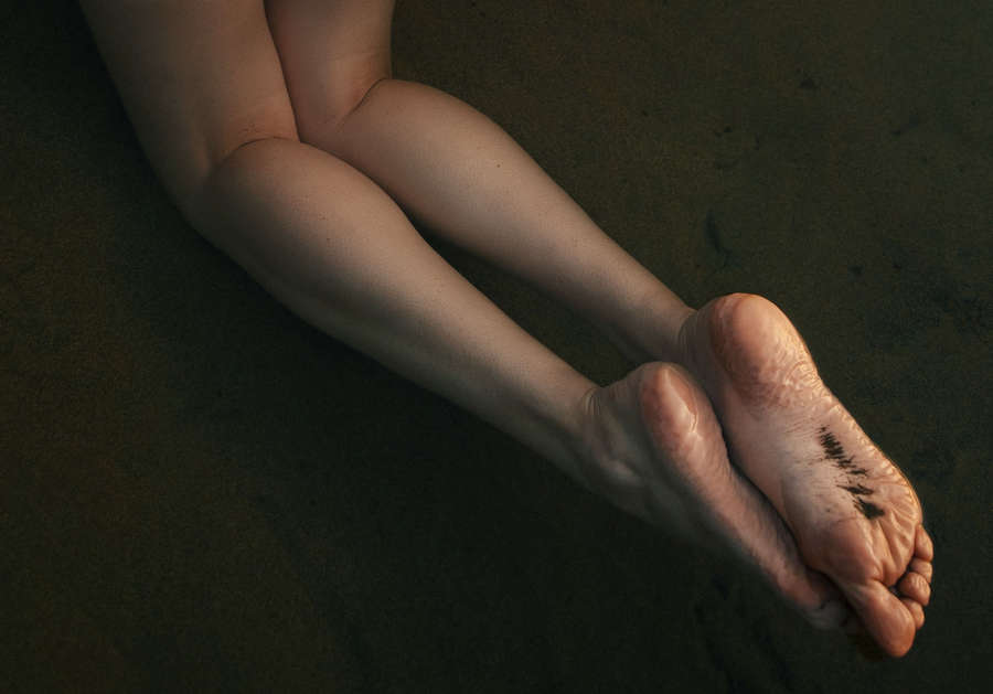 Serena Wood Feet. 