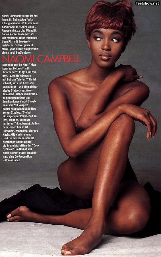 Naomi Campbell Feet