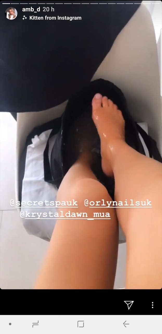 Amber Davies Feet