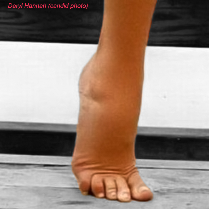 Daryl Hannah Feet