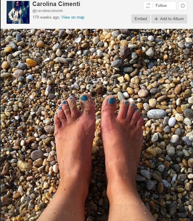 Carolina Cimenti Feet