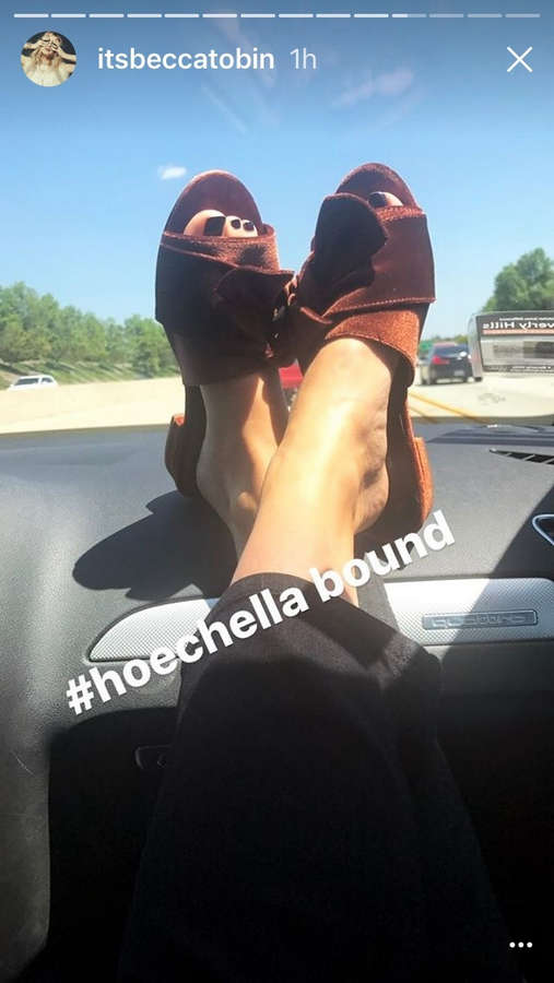Becca Tobin Feet