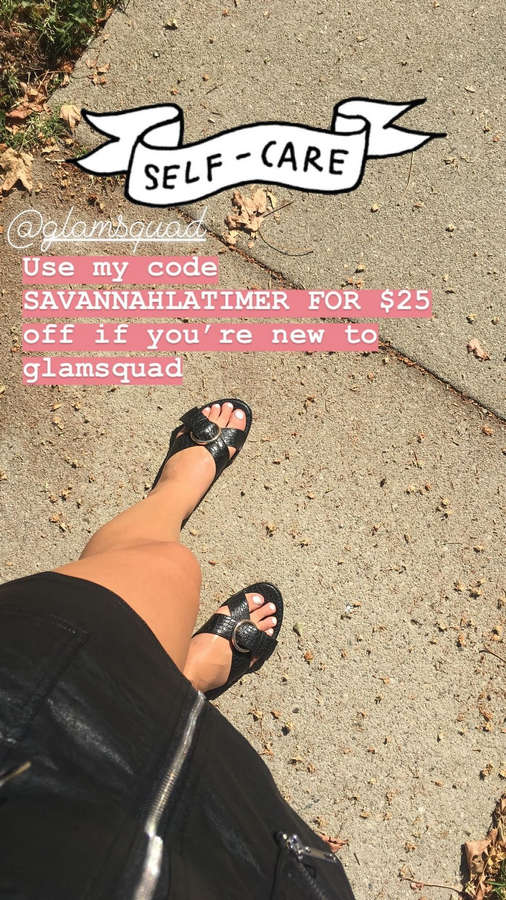 Savannah Latimer Feet