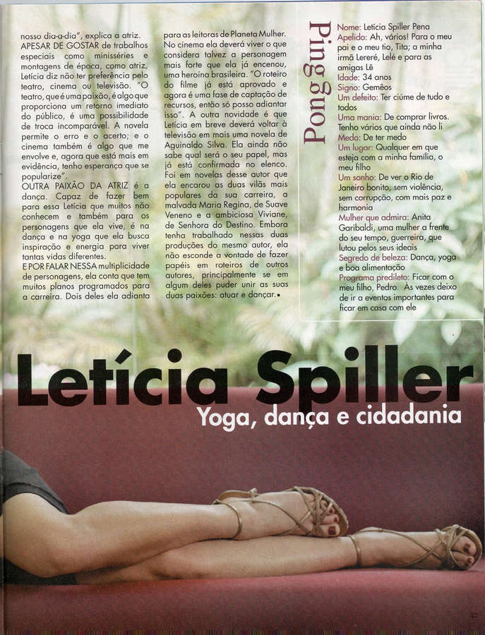 Leticia Spiller Feet