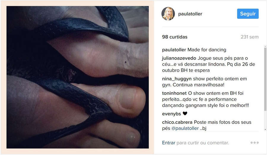 Paula Toller Feet