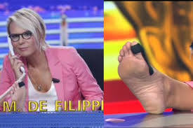 Maria De Filippi Feet