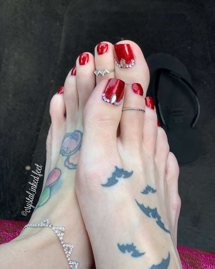 Crystal Inked Feet