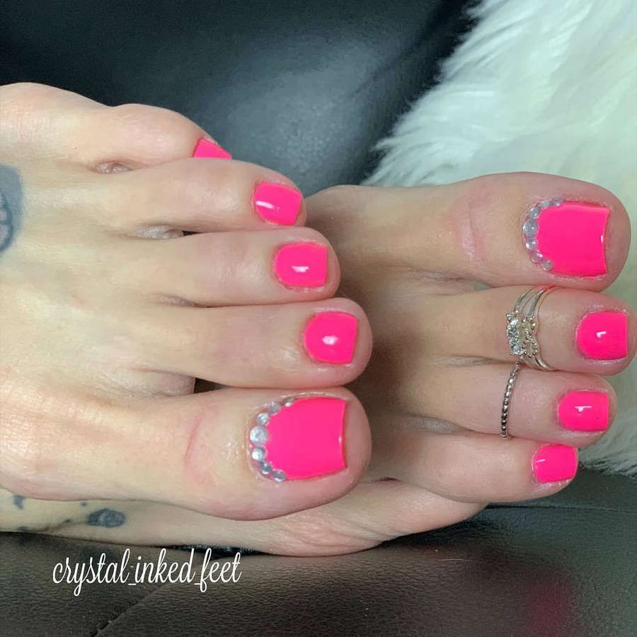 Crystal Inked Feet