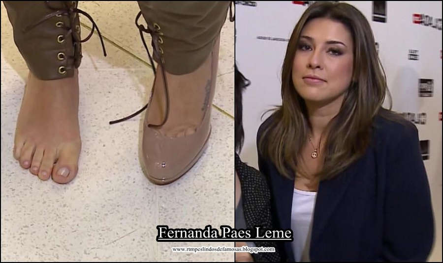 Fernanda Paes Leme Feet