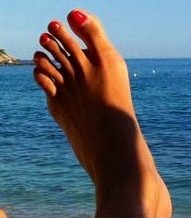 Geraldine Lapalus Feet