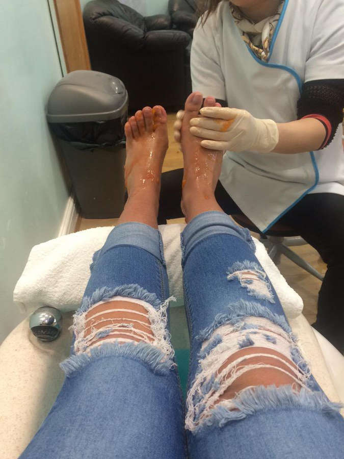 Kara De La Hoyde Feet