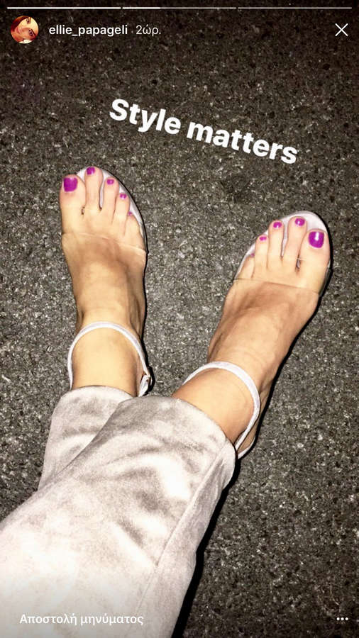 Ellie Papageli Feet